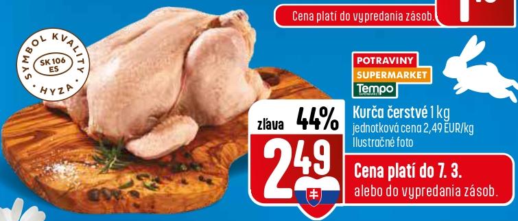 Kurča čerstvé