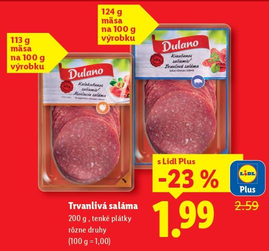 Trvanlivá saláma